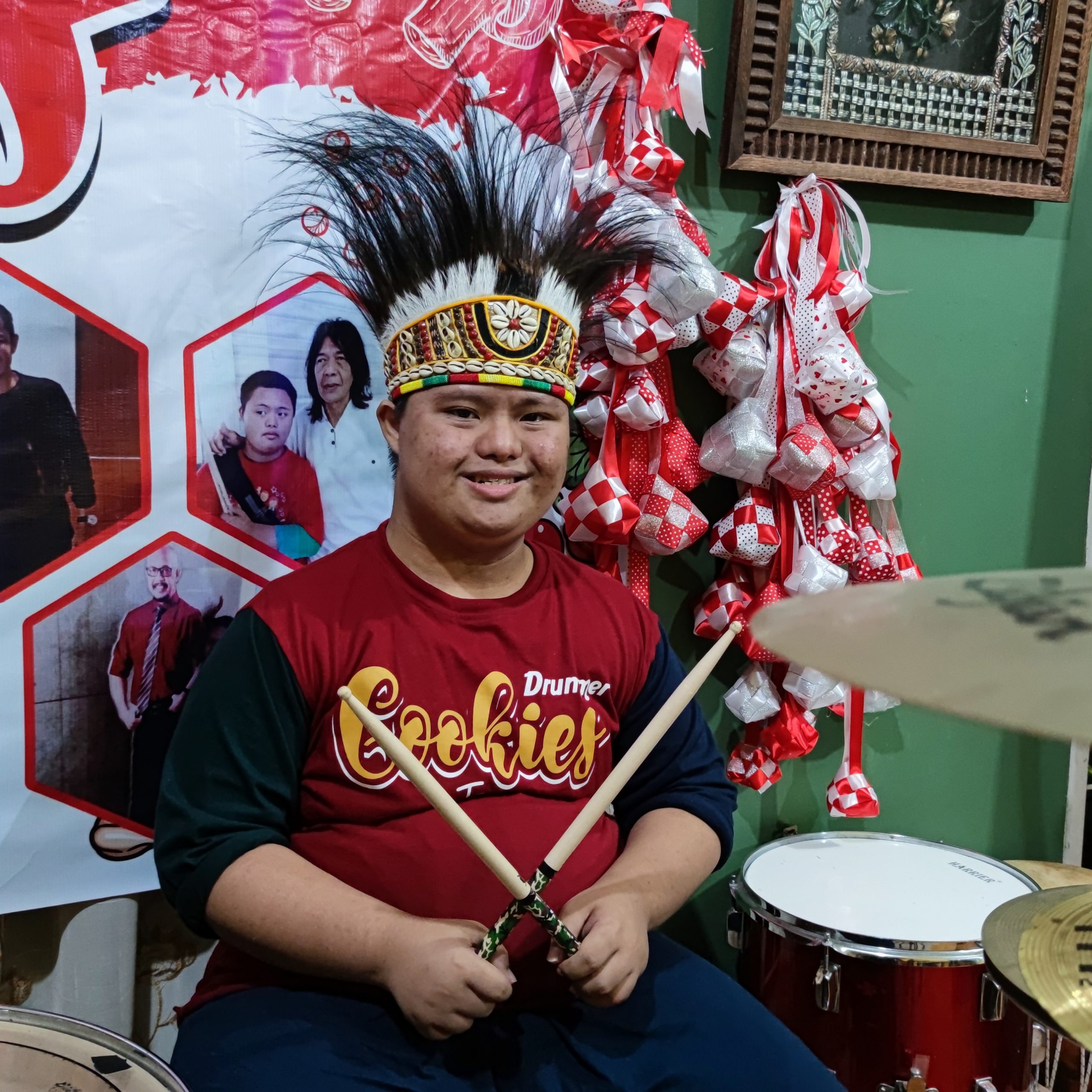 I aspire to be the first drummer with Down syndrome to travel the world
